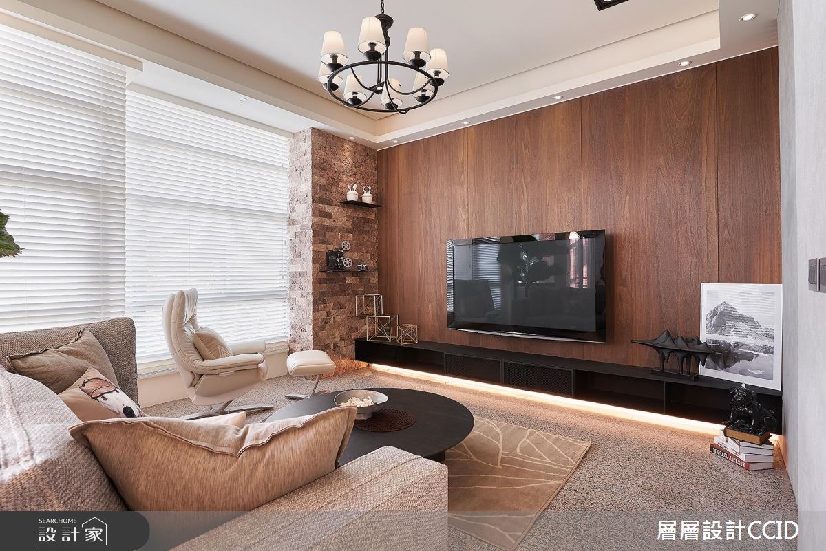 100坪老屋(16~30年)＿休閒風客廳案例圖片＿層層室內裝修設計有限公司＿層層_02之1