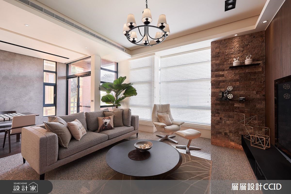 100坪老屋(16~30年)＿休閒風客廳案例圖片＿層層室內裝修設計有限公司＿層層_02之4
