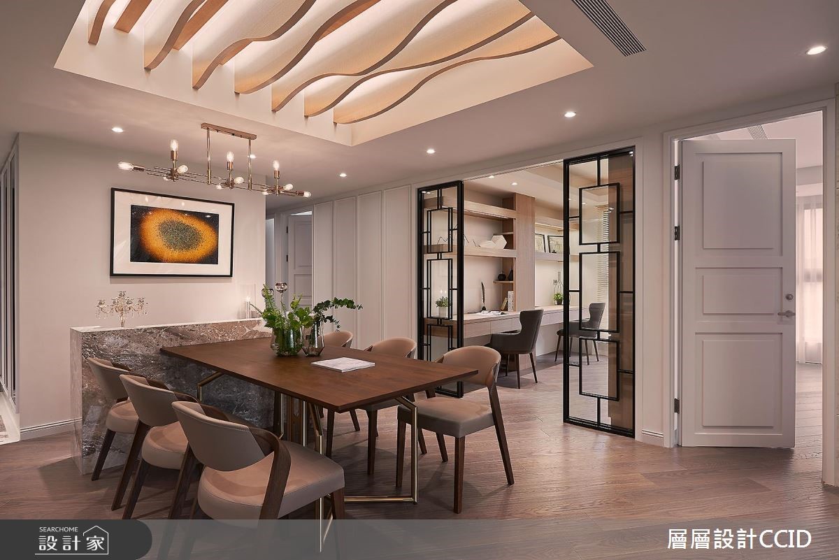 80坪新成屋(5年以下)＿現代風餐廳案例圖片＿層層室內裝修設計有限公司＿層層_04之15