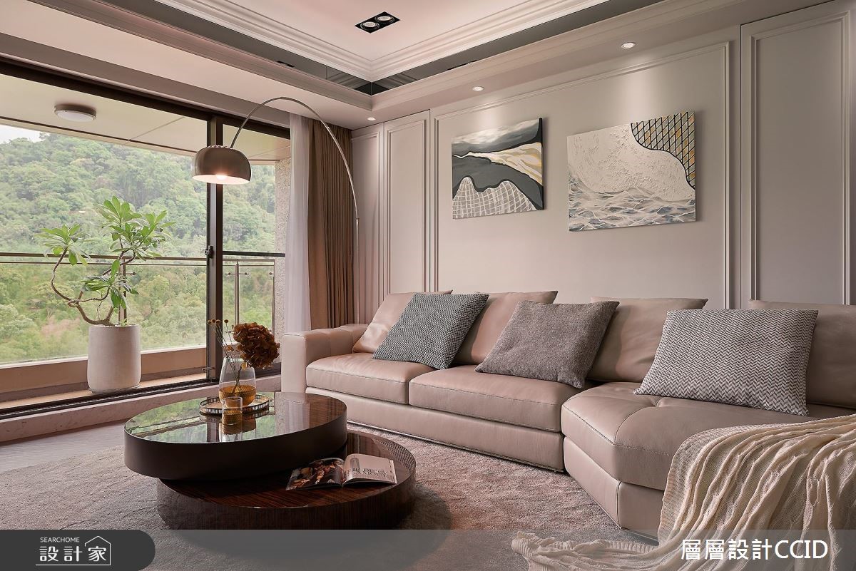 80坪新成屋(5年以下)＿現代風客廳案例圖片＿層層室內裝修設計有限公司＿層層_04之5