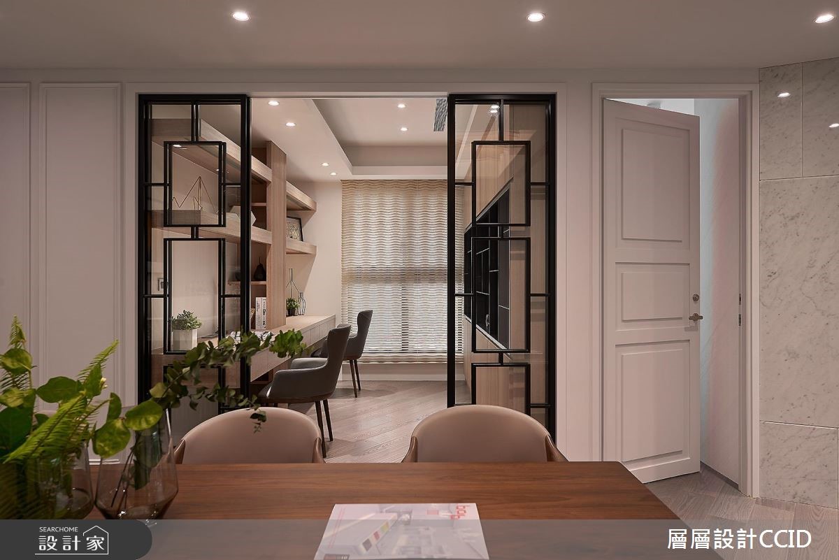 80坪新成屋(5年以下)＿現代風書房案例圖片＿層層室內裝修設計有限公司＿層層_04之16