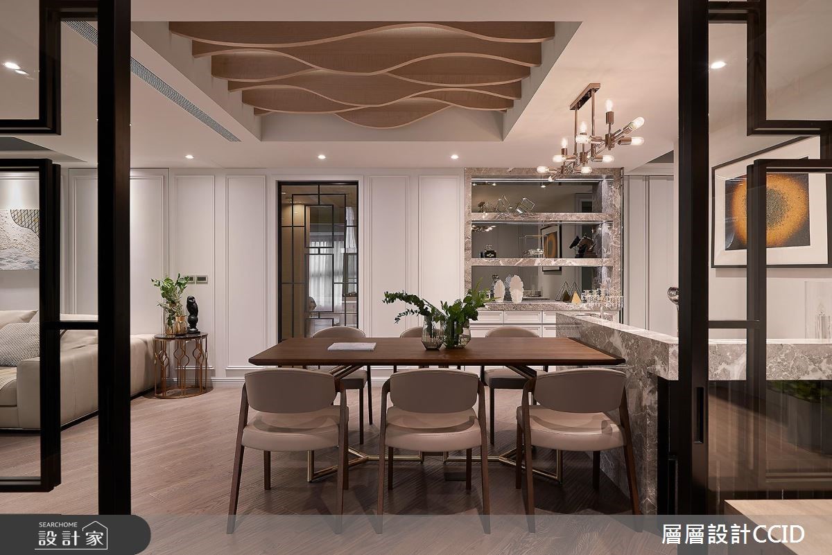 80坪新成屋(5年以下)＿現代風餐廳案例圖片＿層層室內裝修設計有限公司＿層層_04之11