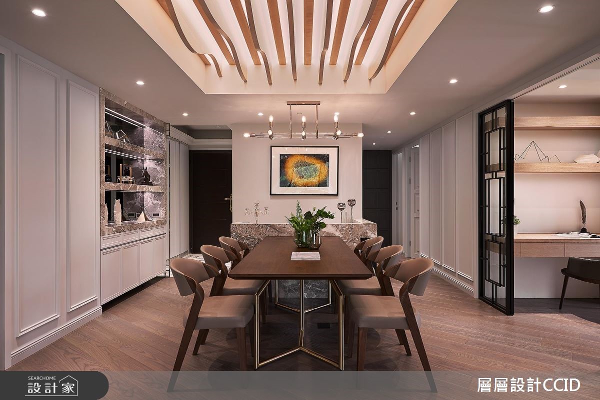 80坪新成屋(5年以下)＿現代風餐廳案例圖片＿層層室內裝修設計有限公司＿層層_04之10