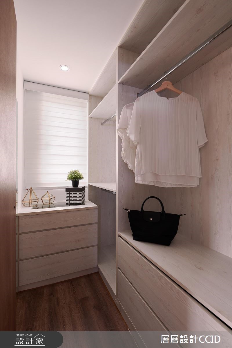 40坪老屋(16~30年)＿北歐風更衣間案例圖片＿層層室內裝修設計有限公司＿層層_06之24