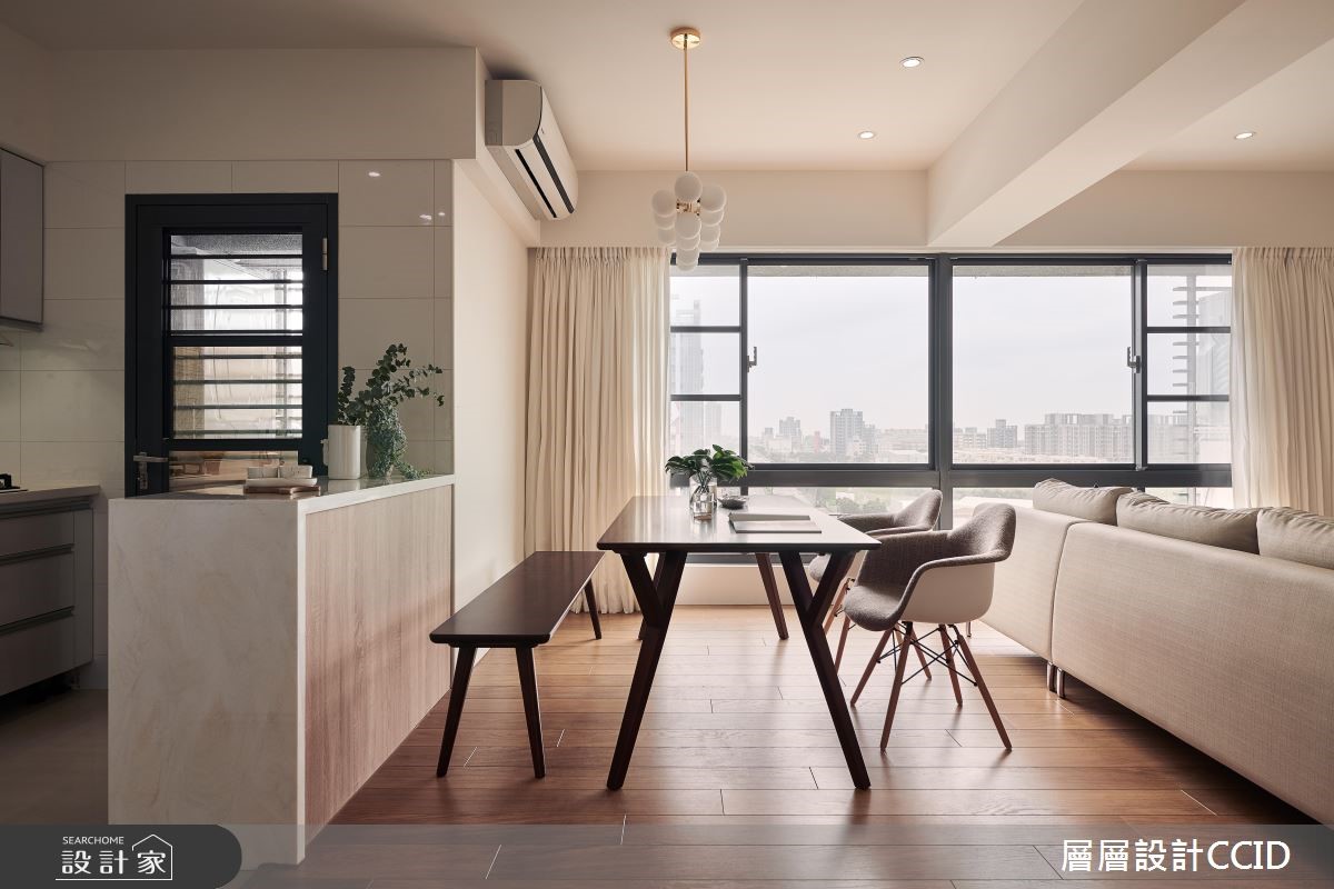 40坪新成屋(5年以下)＿北歐風餐廳案例圖片＿層層室內裝修設計有限公司＿層層_07之11