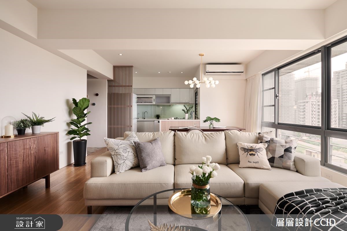 40坪新成屋(5年以下)＿北歐風客廳案例圖片＿層層室內裝修設計有限公司＿層層_07之10