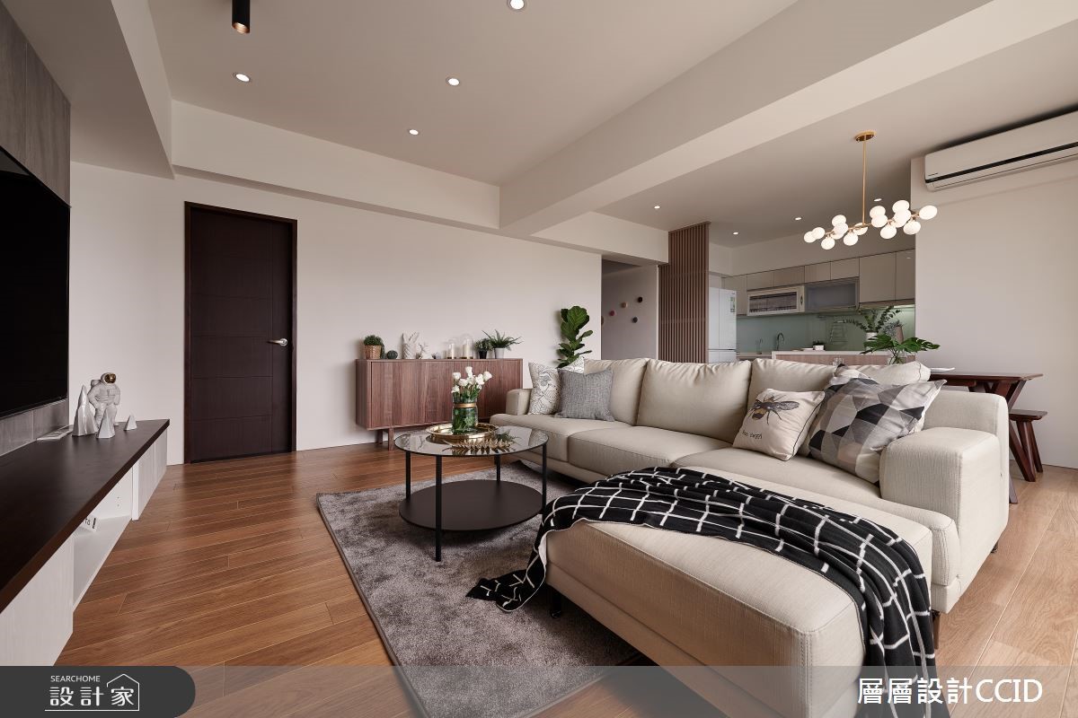 40坪新成屋(5年以下)＿北歐風客廳案例圖片＿層層室內裝修設計有限公司＿層層_07之9
