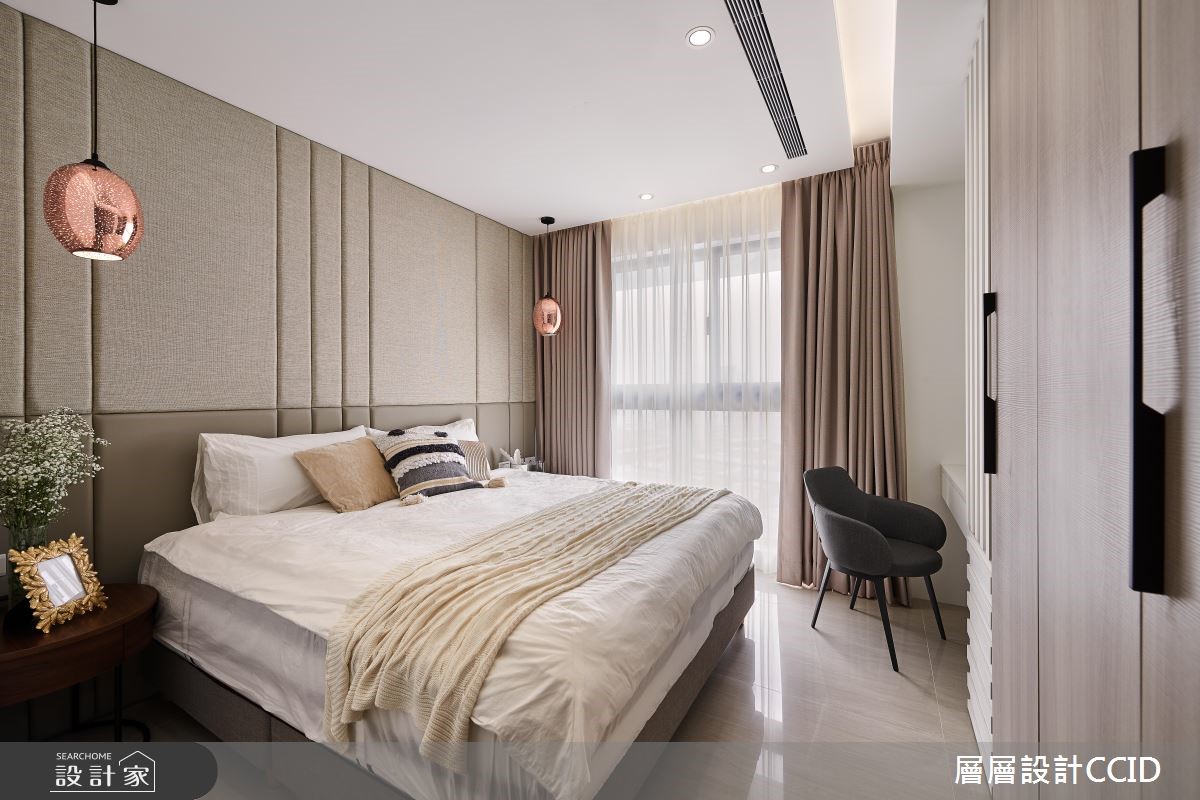 40坪新成屋(5年以下)＿現代風臥室案例圖片＿層層室內裝修設計有限公司＿層層_08之12