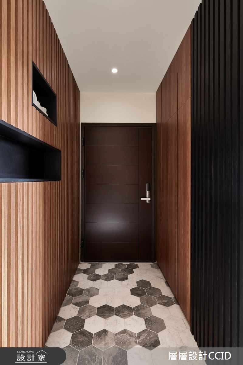 45坪新成屋(5年以下)＿休閒風玄關案例圖片＿層層室內裝修設計有限公司＿層層_09之1