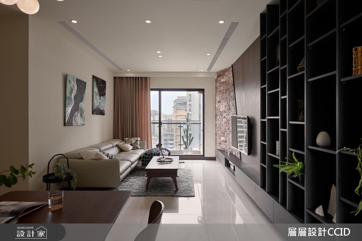 45坪新成屋(5年以下)＿休閒風客廳案例圖片＿層層室內裝修設計有限公司＿層層_09之4