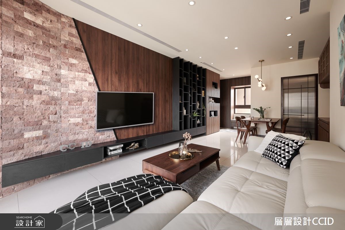 45坪新成屋(5年以下)＿休閒風客廳案例圖片＿層層室內裝修設計有限公司＿層層_09之10