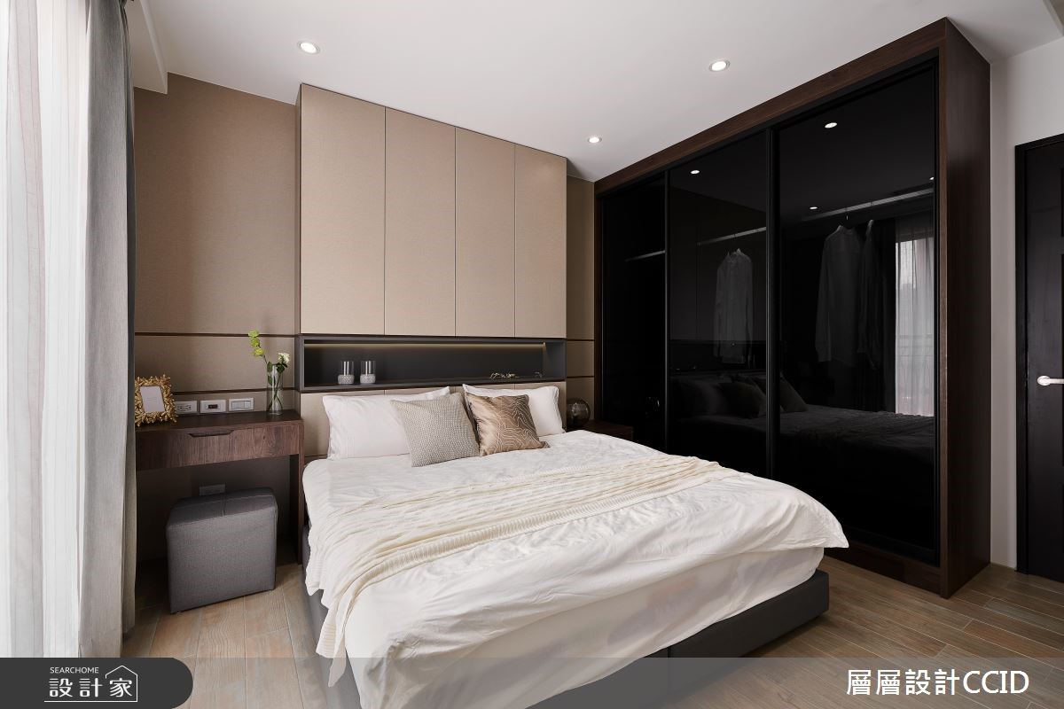 60坪新成屋(5年以下)＿現代風臥室案例圖片＿層層室內裝修設計有限公司＿層層_10之22