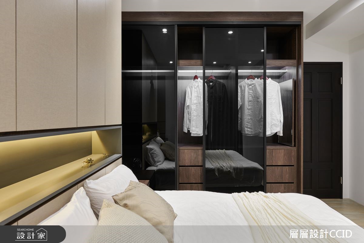 60坪新成屋(5年以下)＿現代風臥室案例圖片＿層層室內裝修設計有限公司＿層層_10之25