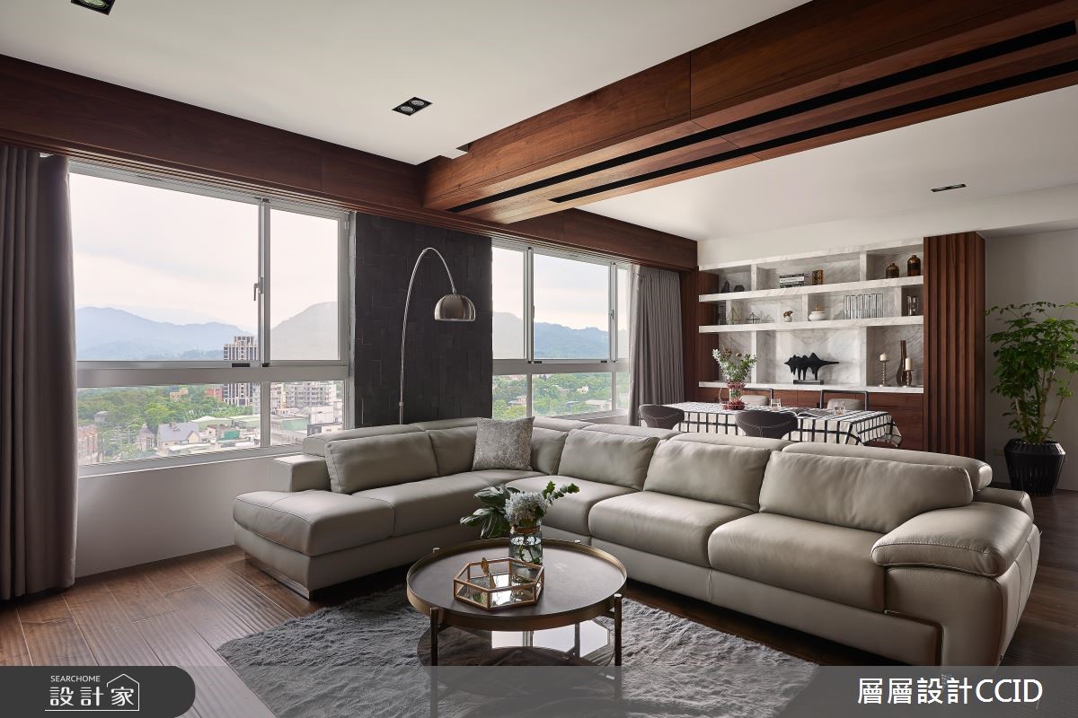 60坪新成屋(5年以下)＿現代風客廳案例圖片＿層層室內裝修設計有限公司＿層層_12之6