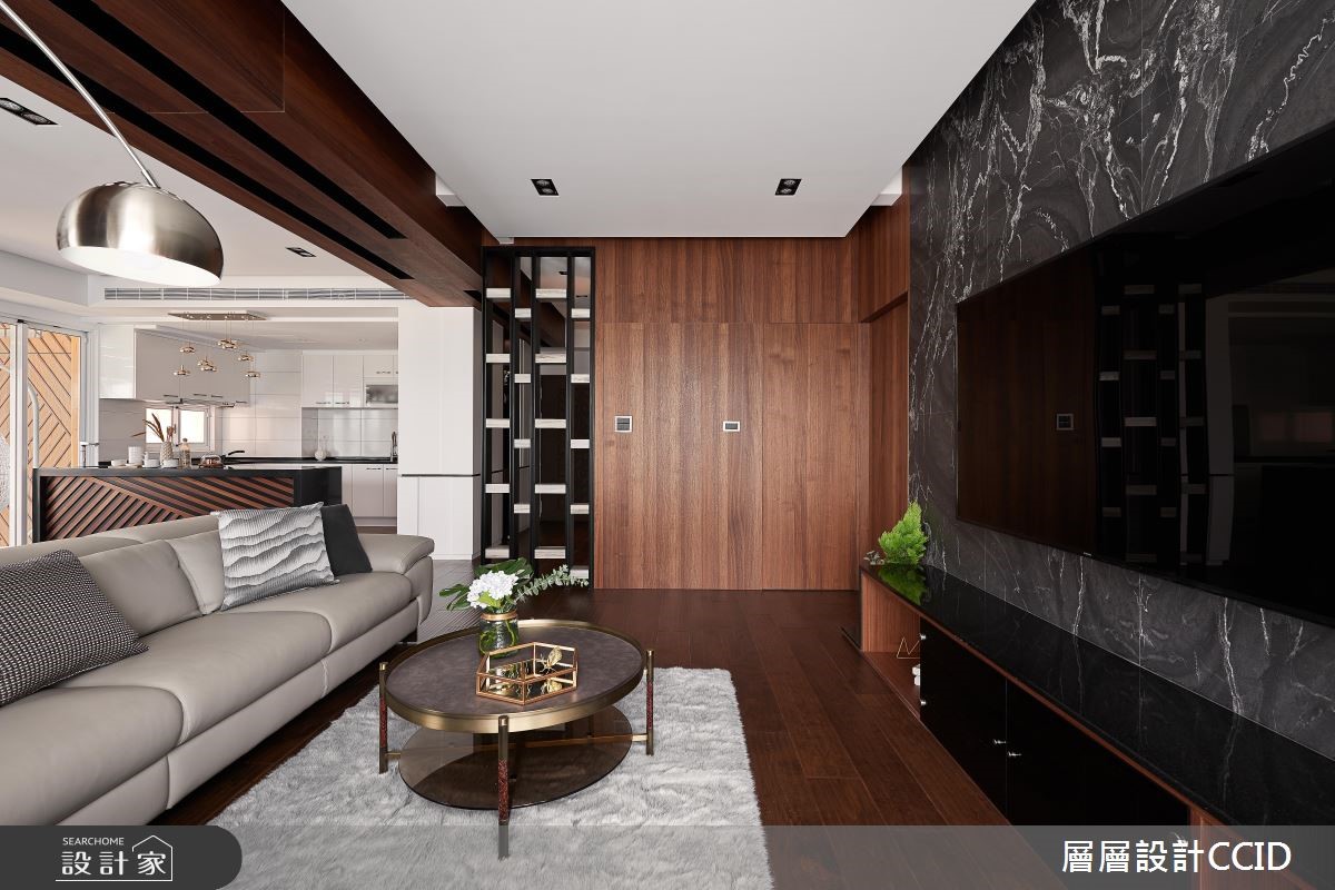 60坪新成屋(5年以下)＿現代風客廳案例圖片＿層層室內裝修設計有限公司＿層層_12之10