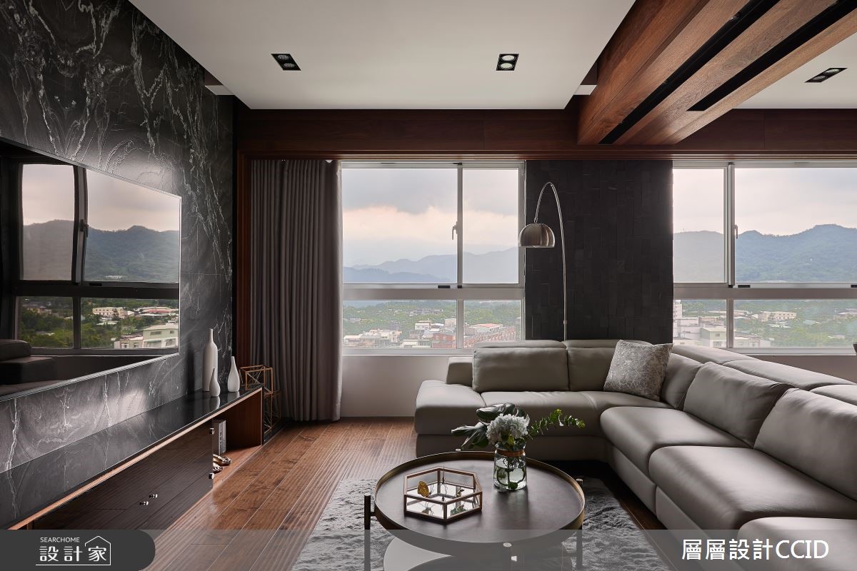 60坪新成屋(5年以下)＿現代風客廳案例圖片＿層層室內裝修設計有限公司＿層層_12之7