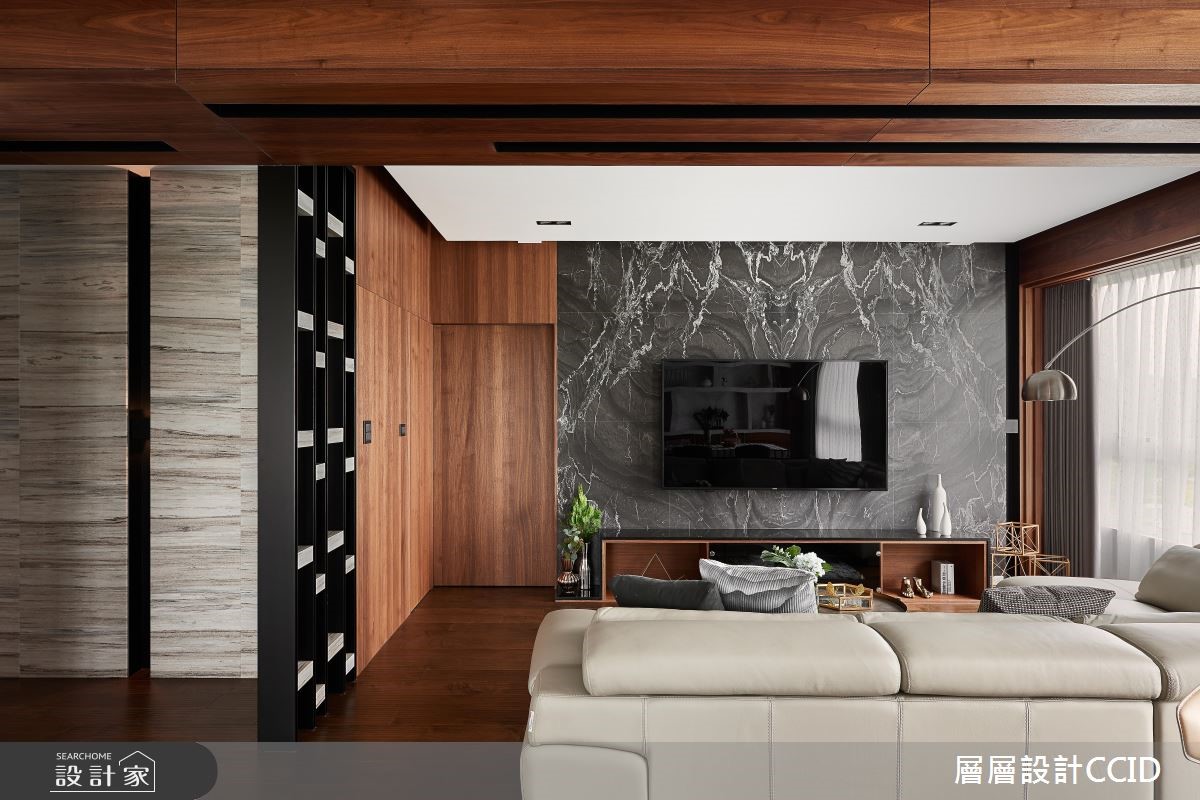 60坪新成屋(5年以下)＿現代風客廳案例圖片＿層層室內裝修設計有限公司＿層層_12之4