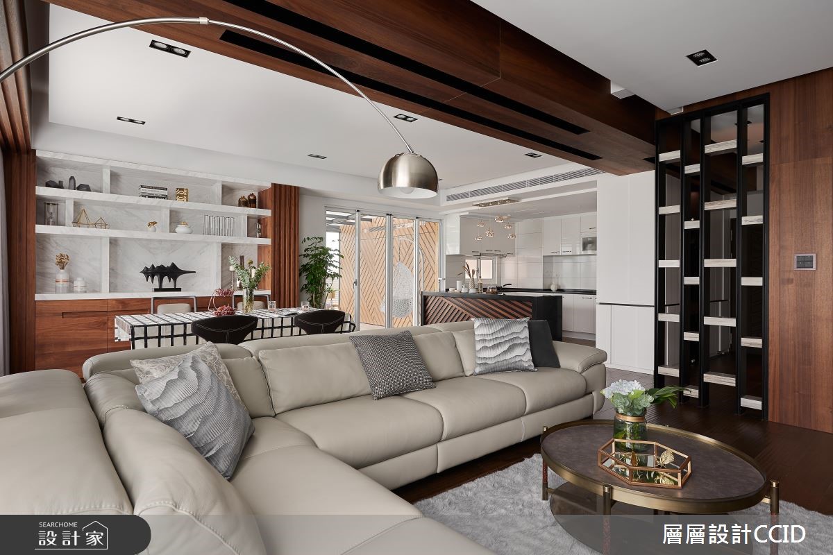 60坪新成屋(5年以下)＿現代風客廳案例圖片＿層層室內裝修設計有限公司＿層層_12之9