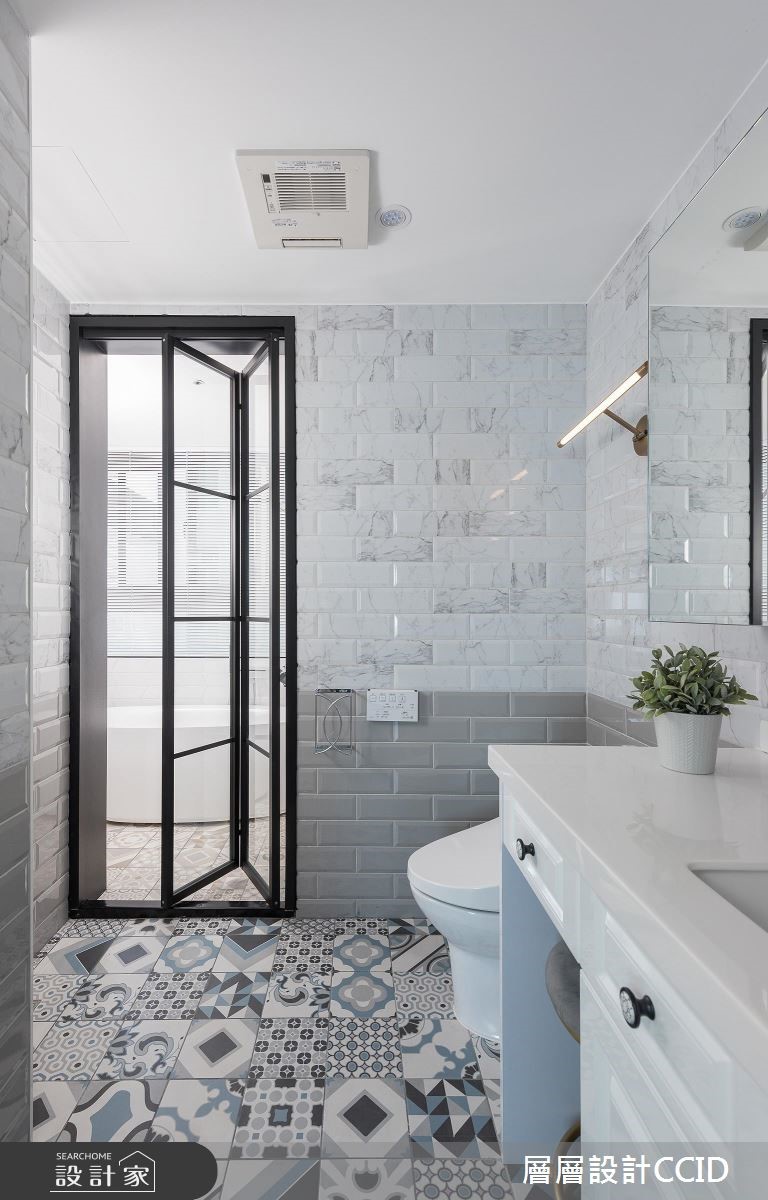 60坪新成屋(5年以下)＿混搭風浴室案例圖片＿層層室內裝修設計有限公司＿層層_13之23