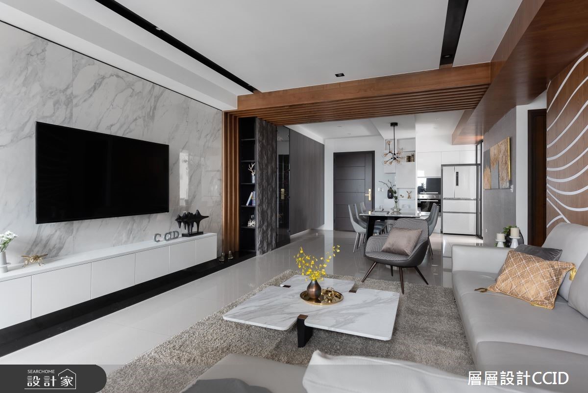 80坪新成屋(5年以下)＿現代風客廳案例圖片＿層層室內裝修設計有限公司＿層層_14之9
