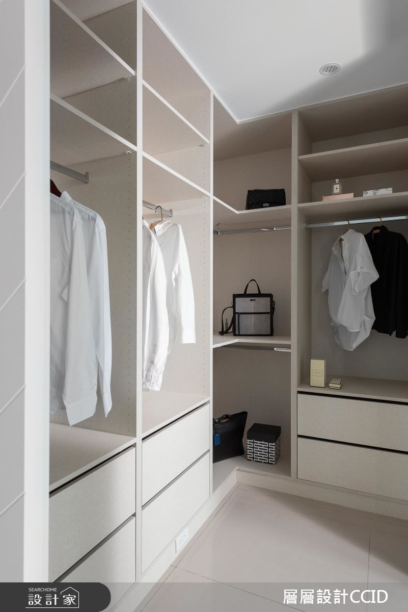 80坪新成屋(5年以下)＿現代風更衣間案例圖片＿層層室內裝修設計有限公司＿層層_14之23