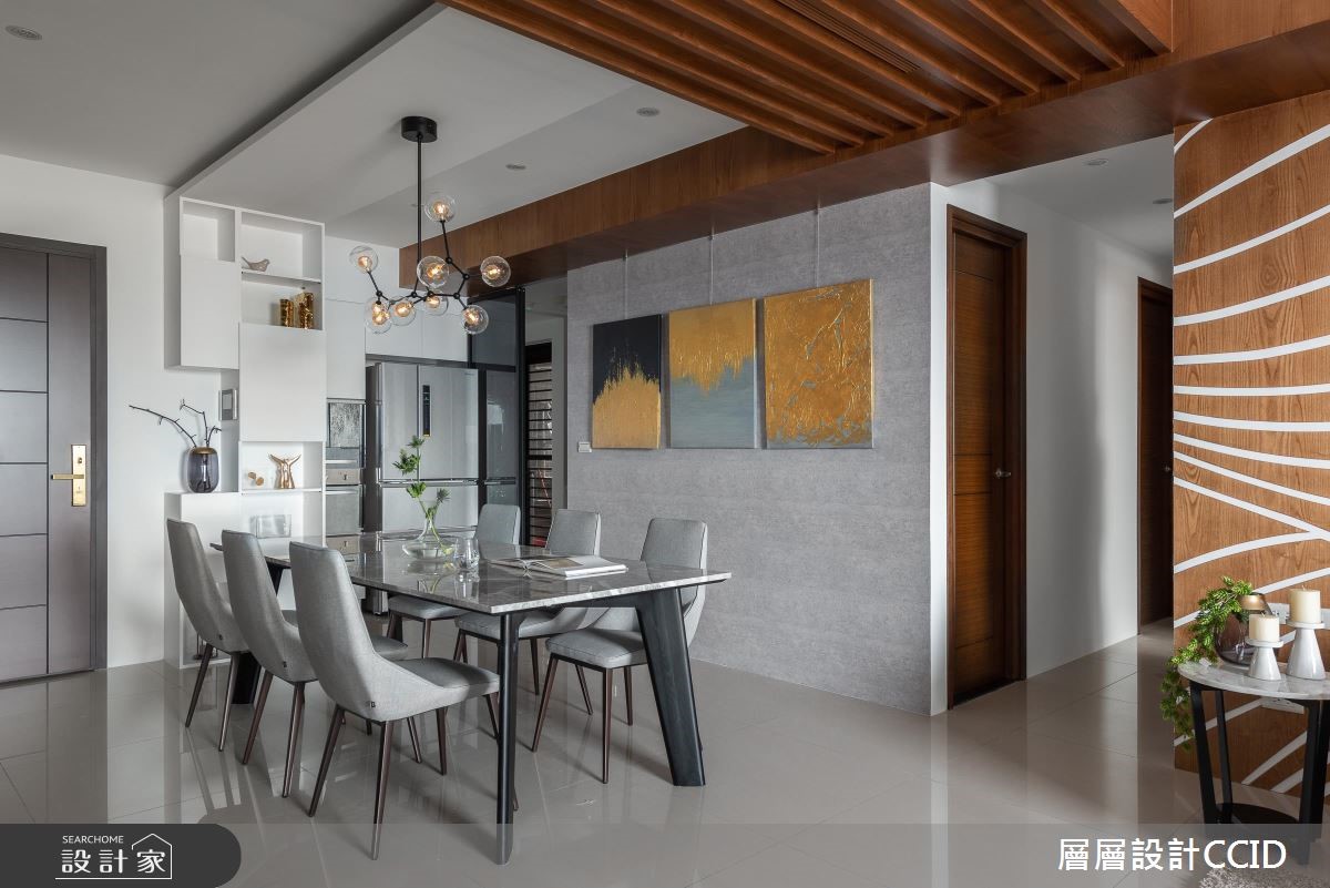 80坪新成屋(5年以下)＿現代風餐廳案例圖片＿層層室內裝修設計有限公司＿層層_14之11