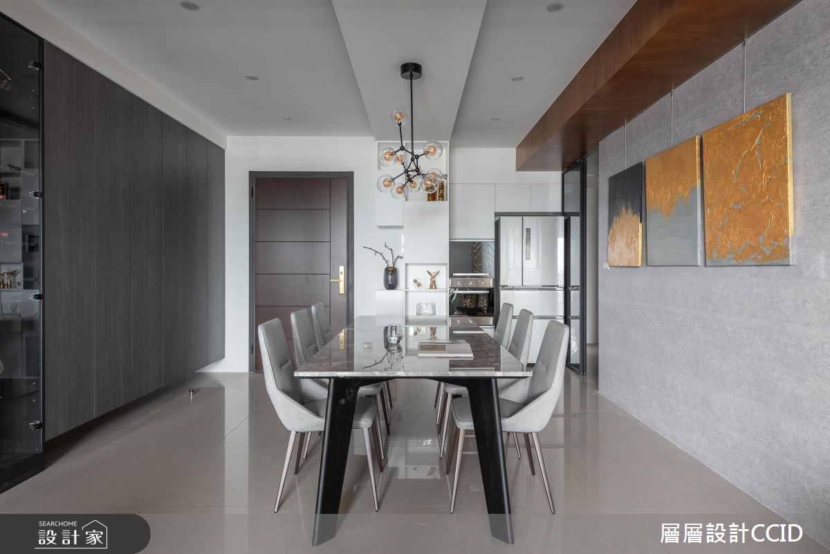 80坪新成屋(5年以下)＿現代風餐廳案例圖片＿層層室內裝修設計有限公司＿層層_14之1