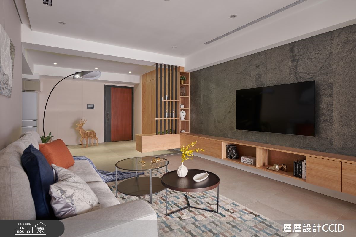 40坪新成屋(5年以下)＿現代風客廳案例圖片＿層層室內裝修設計有限公司＿層層_15之13