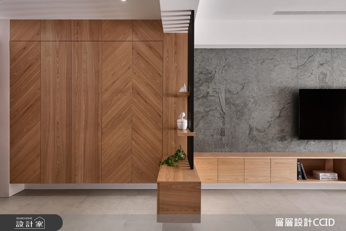 40坪新成屋(5年以下)＿現代風客廳案例圖片＿層層室內裝修設計有限公司＿層層_15之2