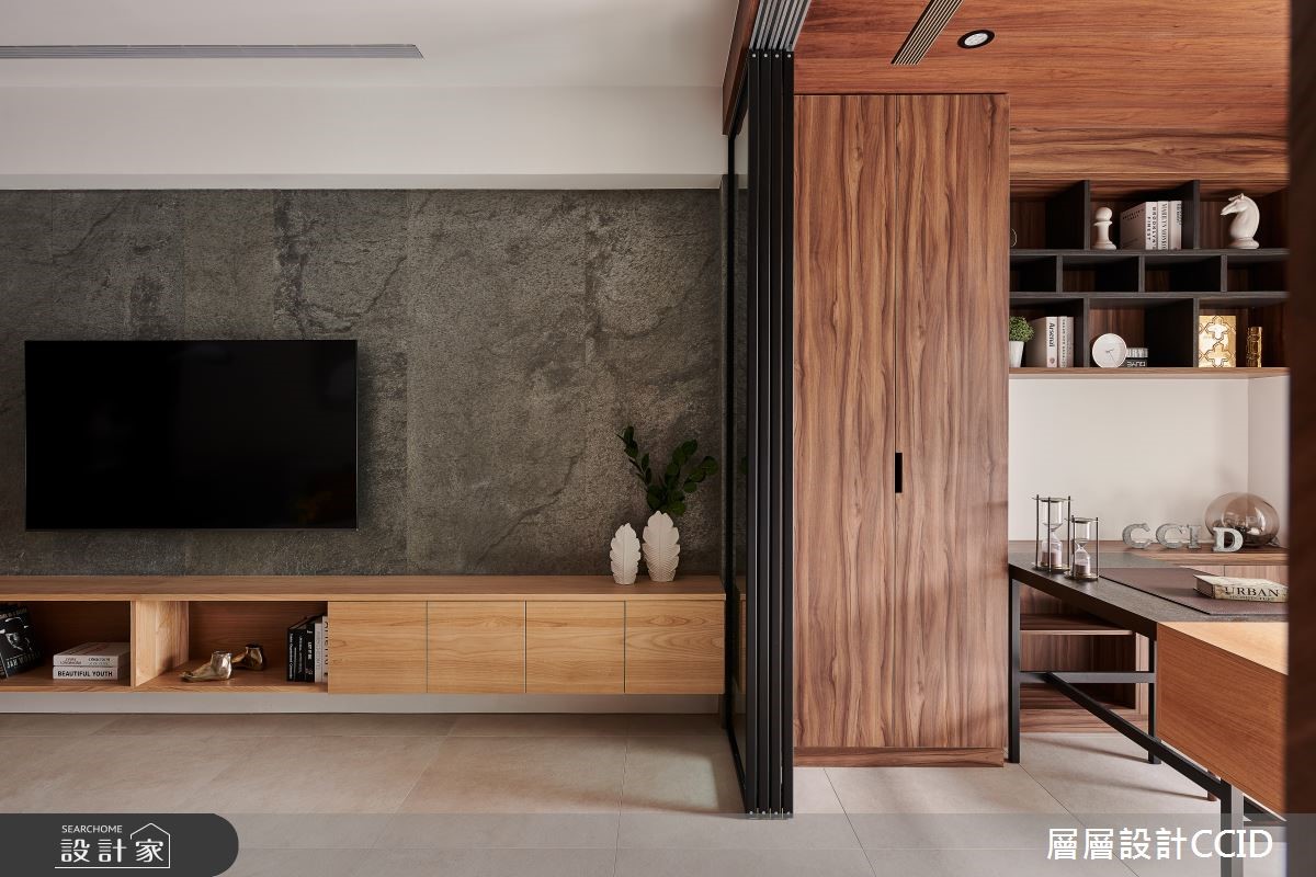 40坪新成屋(5年以下)＿現代風客廳書房案例圖片＿層層室內裝修設計有限公司＿層層_15之12