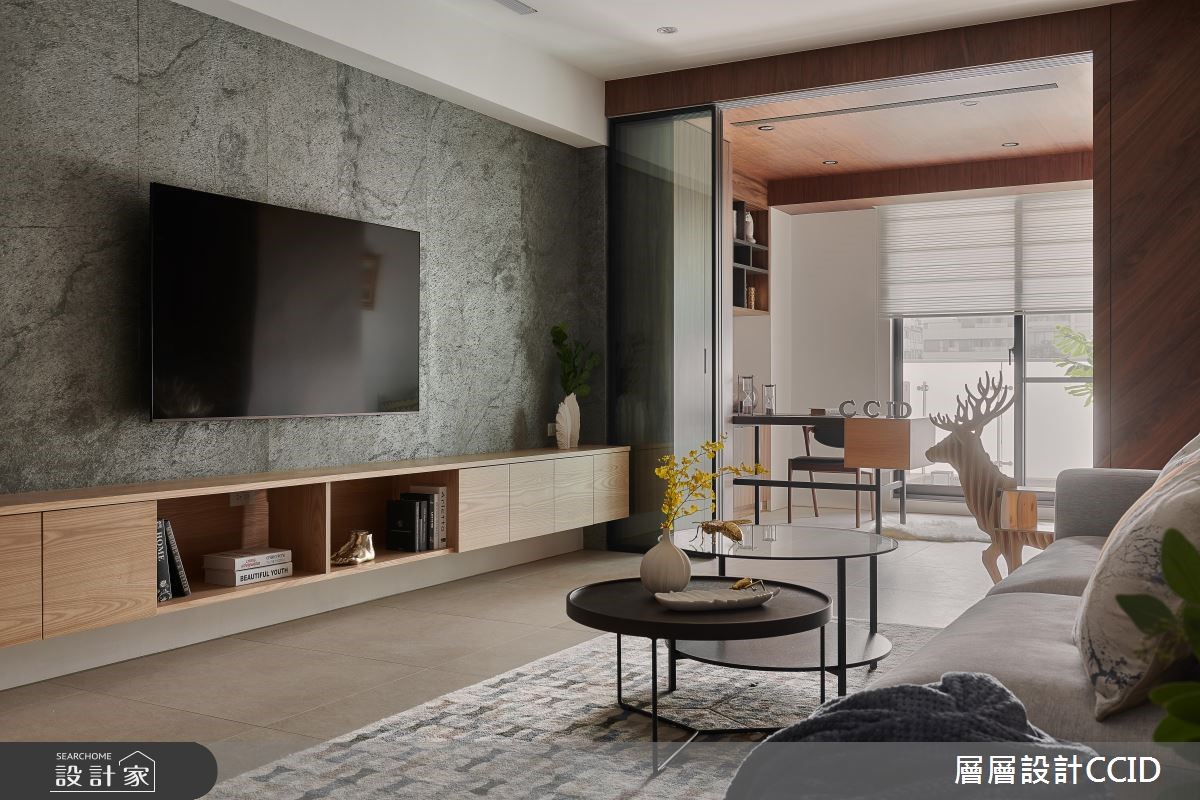 40坪新成屋(5年以下)＿現代風客廳案例圖片＿層層室內裝修設計有限公司＿層層_15之7