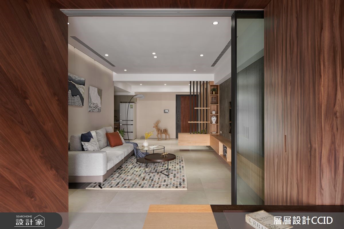 40坪新成屋(5年以下)＿現代風客廳案例圖片＿層層室內裝修設計有限公司＿層層_15之17