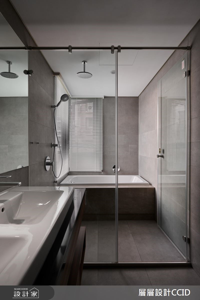 40坪新成屋(5年以下)＿現代風浴室案例圖片＿層層室內裝修設計有限公司＿層層_15之22