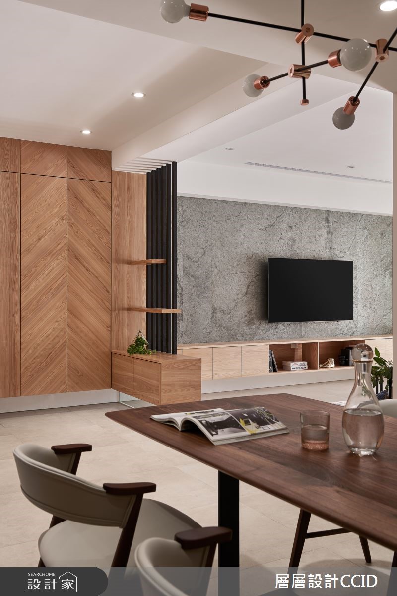 40坪新成屋(5年以下)＿現代風客廳餐廳案例圖片＿層層室內裝修設計有限公司＿層層_15之15
