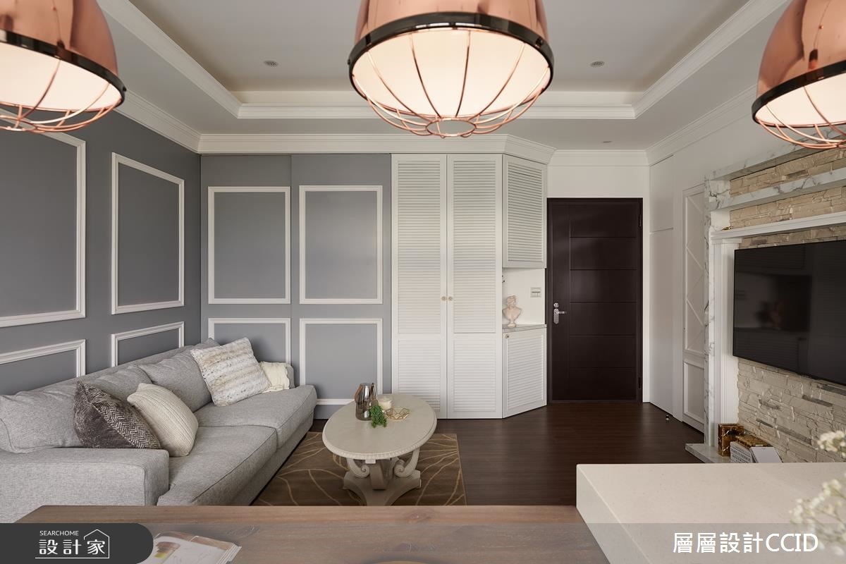 25坪新成屋(5年以下)＿混搭風客廳案例圖片＿層層室內裝修設計有限公司＿層層_16之2