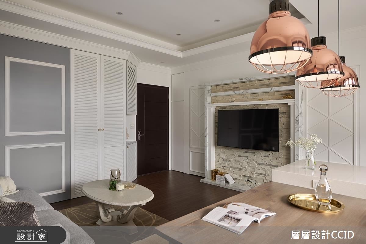 25坪新成屋(5年以下)＿混搭風客廳餐廳案例圖片＿層層室內裝修設計有限公司＿層層_16之3