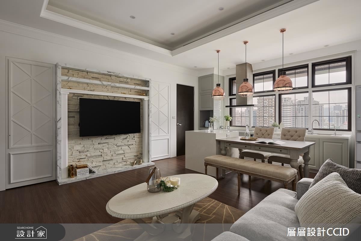25坪新成屋(5年以下)＿混搭風客廳餐廳案例圖片＿層層室內裝修設計有限公司＿層層_16之7