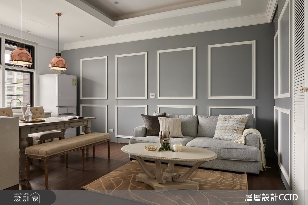 25坪新成屋(5年以下)＿混搭風客廳案例圖片＿層層室內裝修設計有限公司＿層層_16之4
