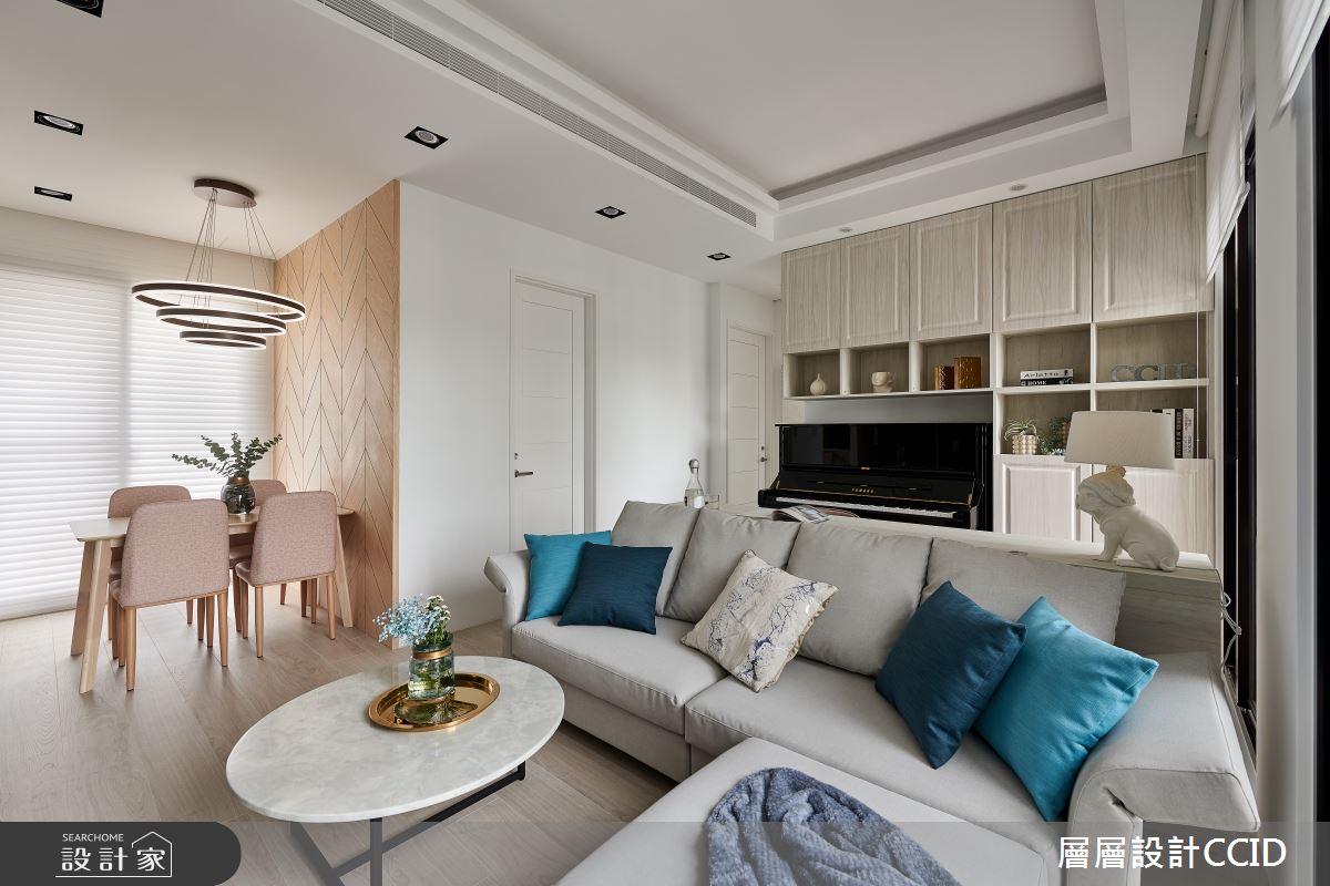 25坪新成屋(5年以下)＿混搭風客廳餐廳案例圖片＿層層室內裝修設計有限公司＿層層_17之5