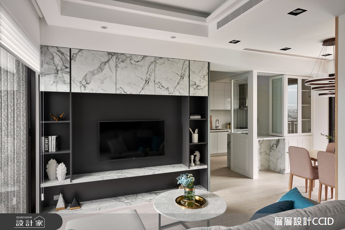 25坪新成屋(5年以下)＿混搭風客廳案例圖片＿層層室內裝修設計有限公司＿層層_17之3