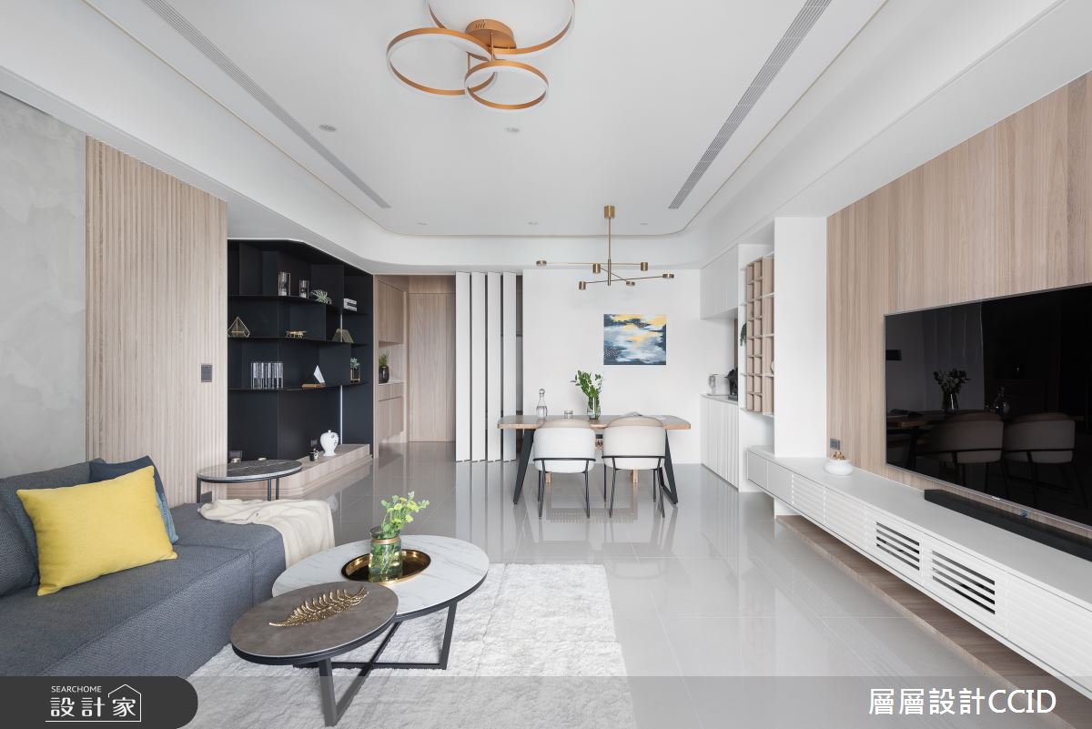 80坪新成屋(5年以下)＿混搭風客廳案例圖片＿層層室內裝修設計有限公司＿層層_18之3