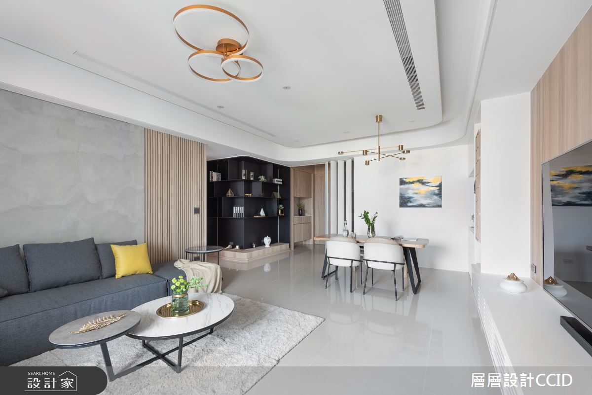 80坪新成屋(5年以下)＿混搭風客廳案例圖片＿層層室內裝修設計有限公司＿層層_18之5