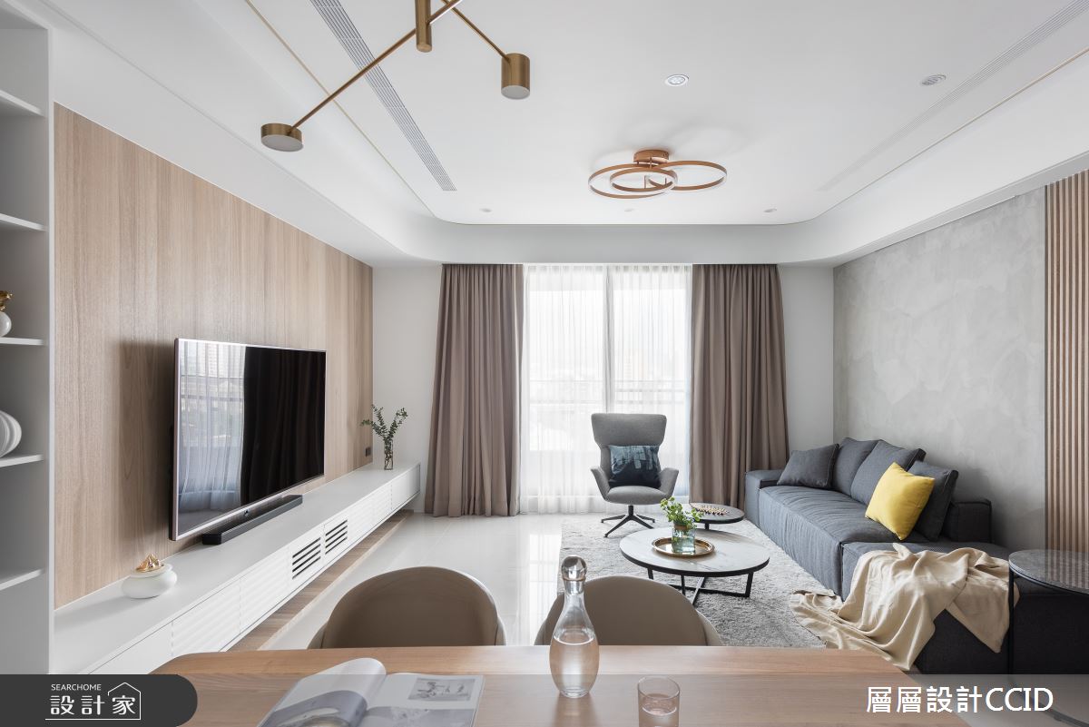 80坪新成屋(5年以下)＿混搭風客廳案例圖片＿層層室內裝修設計有限公司＿層層_18之7