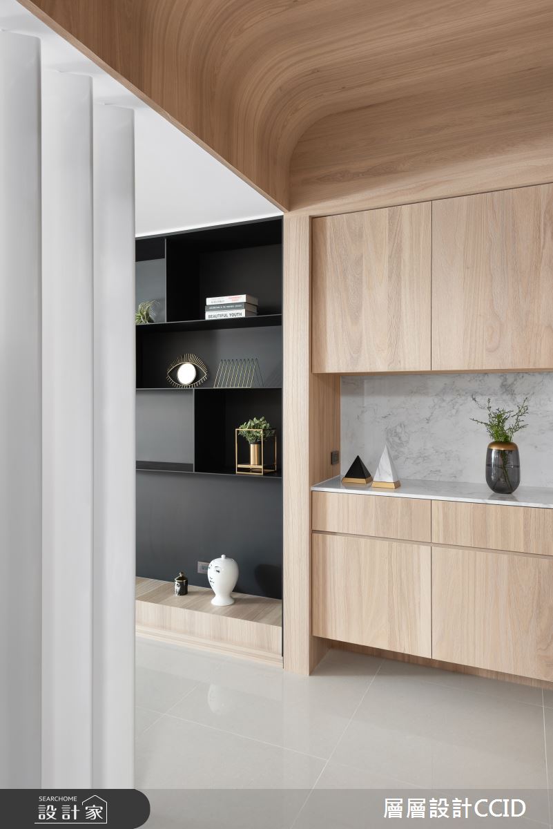 80坪新成屋(5年以下)＿混搭風玄關案例圖片＿層層室內裝修設計有限公司＿層層_18之1