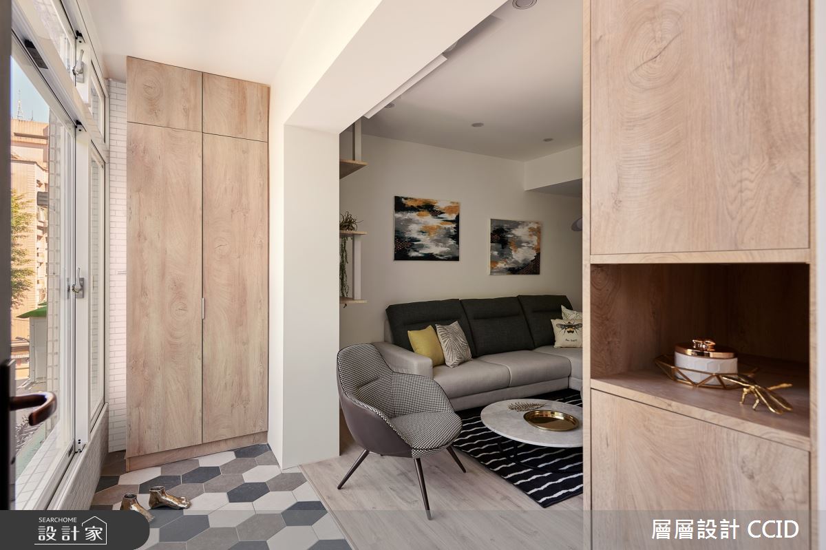 38坪老屋(16~30年)＿北歐風玄關案例圖片＿層層室內裝修設計有限公司＿層層_19之1