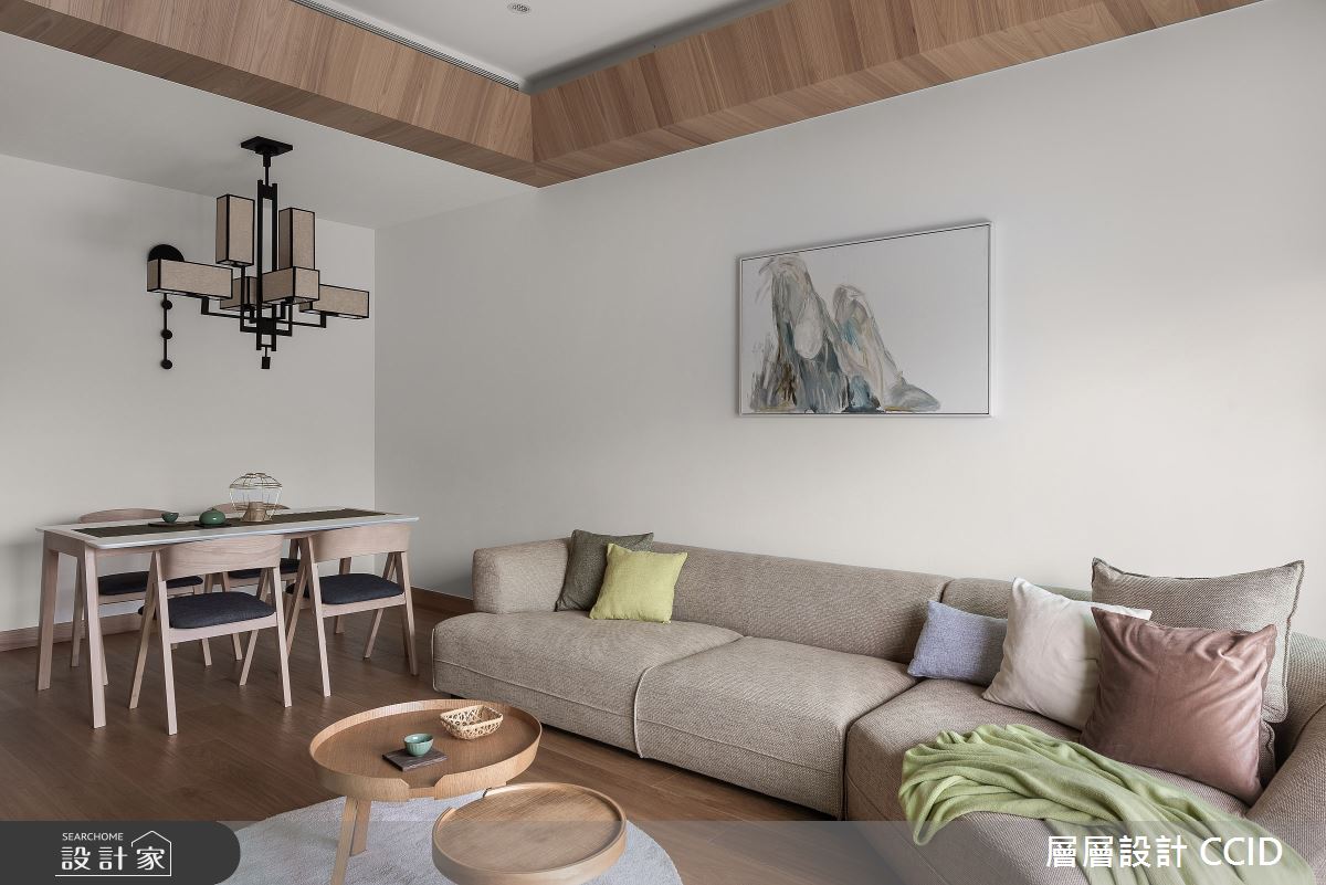 45坪新成屋(5年以下)＿人文禪風客廳案例圖片＿層層室內裝修設計有限公司＿層層_20之13