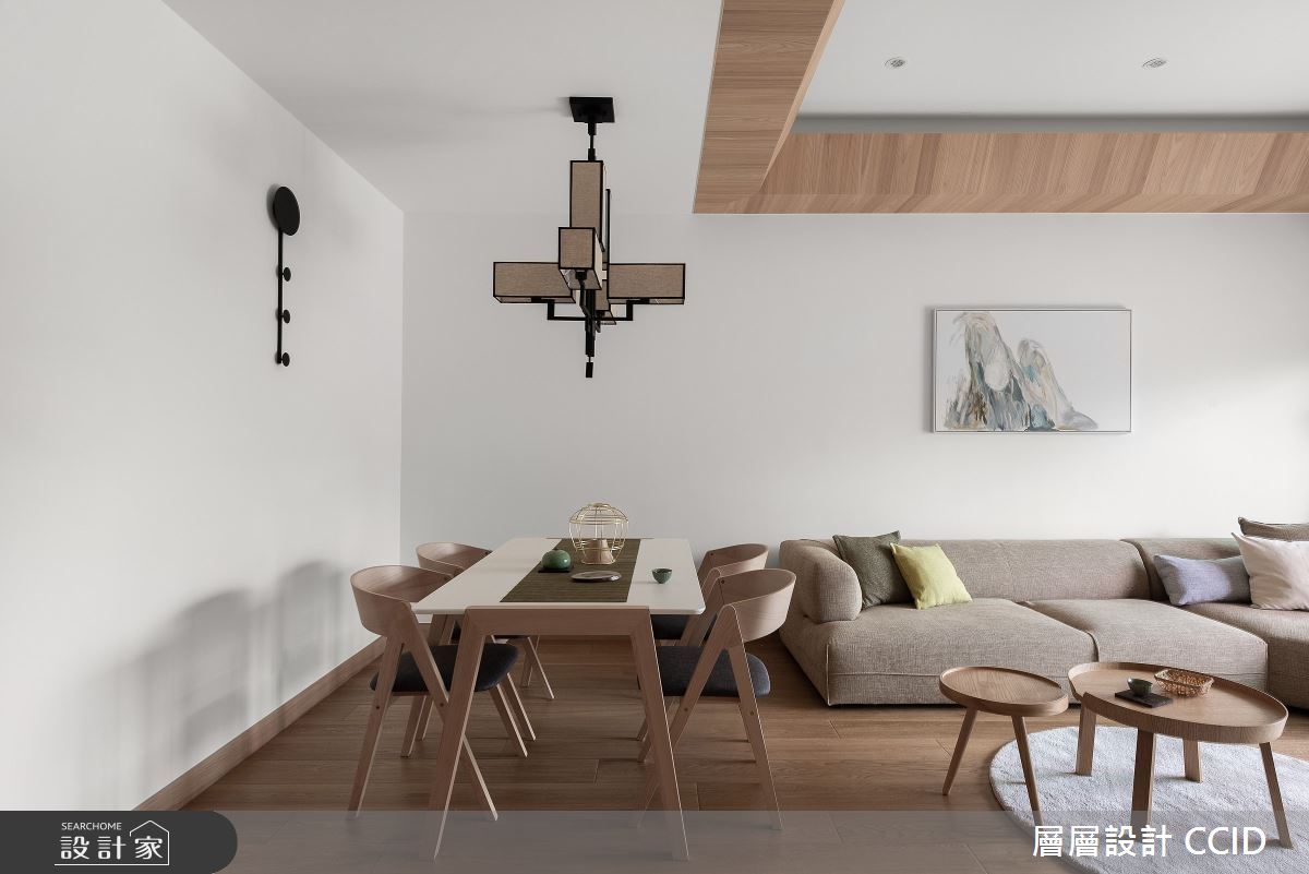 45坪新成屋(5年以下)＿人文禪風客廳餐廳案例圖片＿層層室內裝修設計有限公司＿層層_20之15