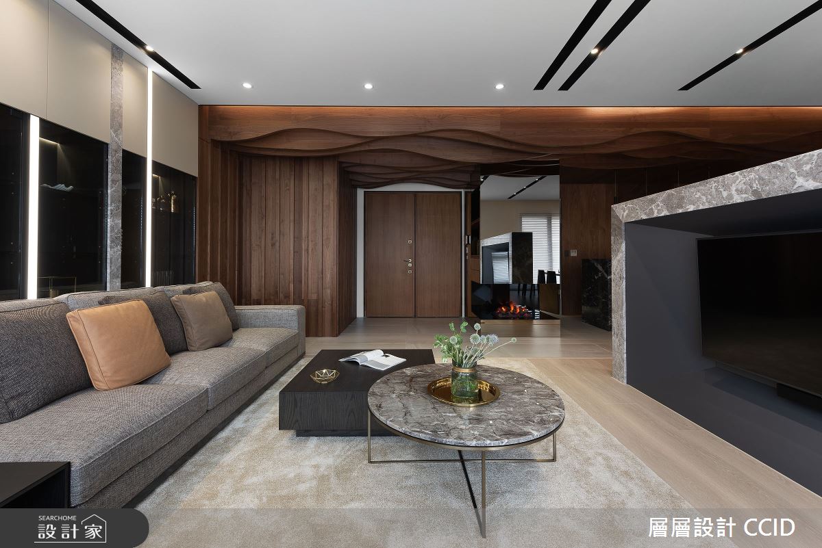 126坪新成屋(5年以下)＿飯店風客廳案例圖片＿層層室內裝修設計有限公司＿層層_21之4