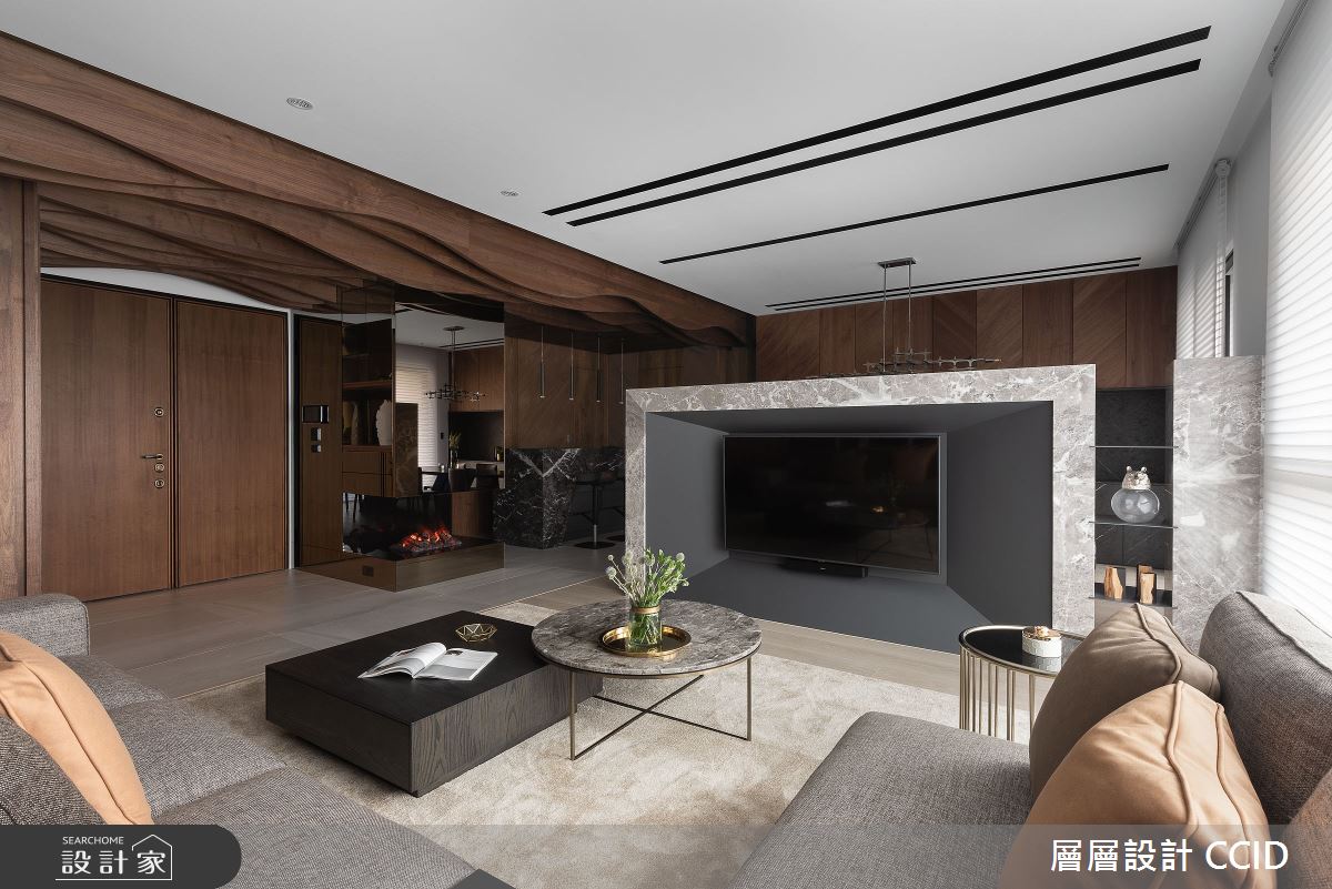126坪新成屋(5年以下)＿飯店風客廳案例圖片＿層層室內裝修設計有限公司＿層層_21之3