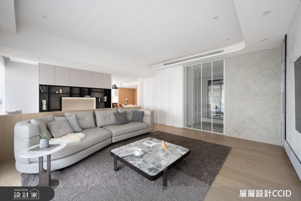 83坪新成屋(5年以下)＿混搭風客廳案例圖片＿層層室內裝修設計有限公司＿層層_28之5